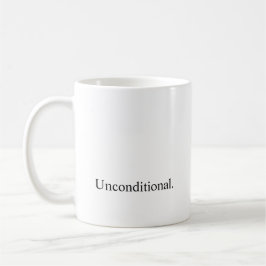 Absicht "unbedingt " kaffeetasse