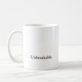 Absicht "unzerbrechlich " kaffeetasse