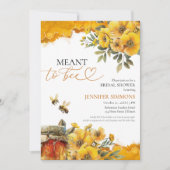 Absicht zu sein | Aquarellfarbenes Brautparty Einladung (Vorderseite)