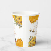 Absicht zu sein | Aquarellfarbenes Brautparty Pappbecher (Rechts)