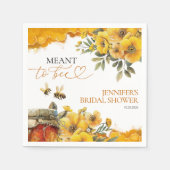 Absicht zu sein | Aquarellfarbenes Brautparty Serviette (Vorderseite)