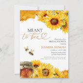 Absicht zu sein | Brautparty für Wasserfarben Einladung (Vorderseite)