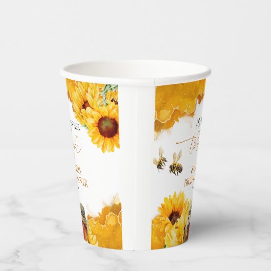 Absicht zu sein | Brautparty für Wasserfarben Pappbecher (Rechts)