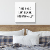 absichtlich leinwanddruck (Insitu (Schlafzimmer))