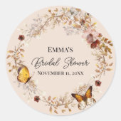 Absinken der Aufkleber für Brautparty-Liebe-Wildbl (Vorderseite)