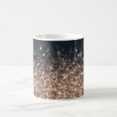 Absinken der glühenden Tau in den Erdtönen Kaffeetasse (Mittel)