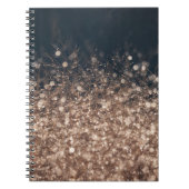 Absinken der glühenden Tau in den Erdtönen Notizblock (Vorderseite)