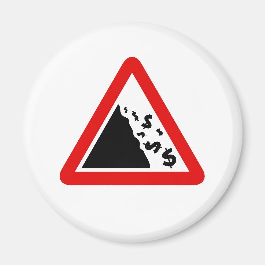 Absinken des Dollars Magnet (Vorne)