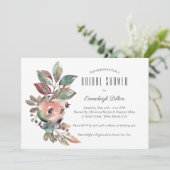 Absinken in der Liebe Wasserfarbenes Brautparty Einladung (Stehend Vorderseite)