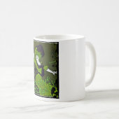 Absinth in Grün Kaffeetasse (VorderseiteRechts)