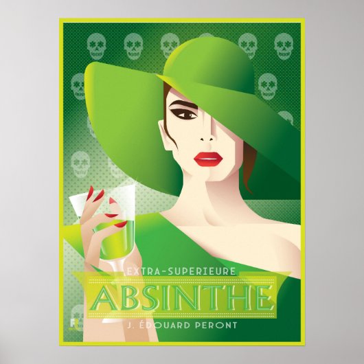 Absinth-Plakat Poster (Vorne)