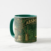 Absinth Tasse (Vorderseite Links)