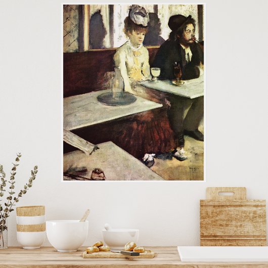 Absinthe, 1876 - Edgar Degas Poster (Küche)