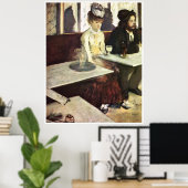 Absinthe, 1876 - Edgar Degas Poster (Heimbüro)