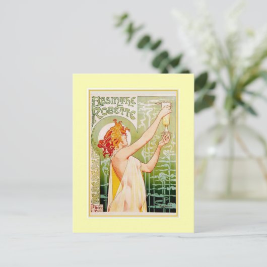 Absinthe Advert Postkarte (Stehend Vorderseite)