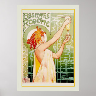 Absinthe-Anzeige Poster