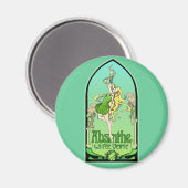 Absinthe Art Nouveau Magnet (Vorderseite/Rückseite)