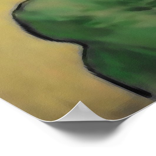 Absinthe Blanqui Nover Poster (Ecke)