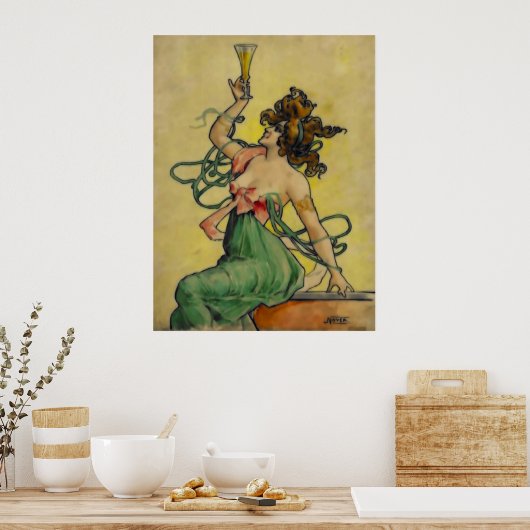 Absinthe Blanqui Nover Poster (Küche)