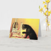 Absinthe Bourgeois Karte (Gelbe Blume)