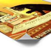 Absinthe Bourgeois Vintage Poster (Ecke)