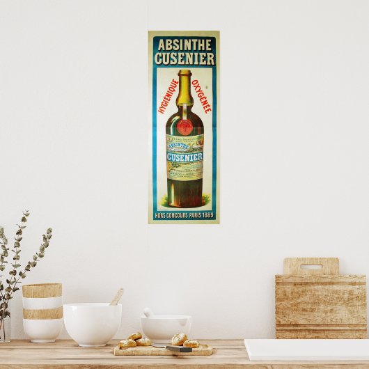 ABSINTHE CUSENIER Poster (Küche)