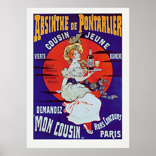 Absinthe de Pontarlier Poster (Vorne)