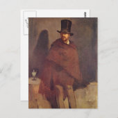 Absinthe Drinker - Edouard Manet Postkarte (Vorne/Hinten)