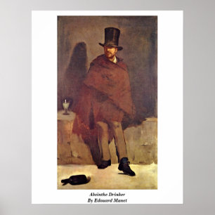 Absinthe Drinker von Edouard Manet Poster
