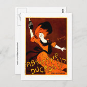 Absinthe Ducros Fils Leonetto Cappiello Kunstmuseu Postkarte (Vorne/Hinten)