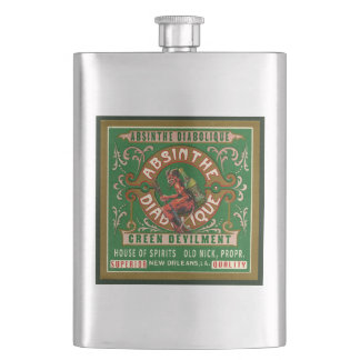 Absinthe-Edelstahl-Hip-Flasche Flachmann