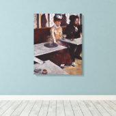 Absinthe - Edgar Degas - c1876 Leinwanddruck (Insitu (Holzboden))