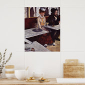 Absinthe - Edgar Degas - c1876 Poster (Küche)