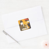 Absinthe Extra-Supérieure Quadratischer Aufkleber (Umschlag)