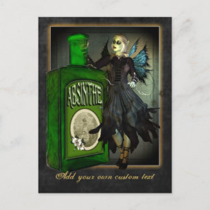 Absinthe Faerie Postcard Postkarte