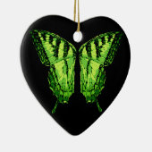 Absinthe Fairy Green Wings Keramikornament (Rechts)