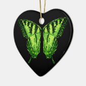 Absinthe Fairy Green Wings Keramikornament (Links)