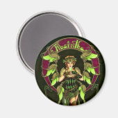 Absinthe Fairy Magnet (Vorderseite/Rückseite)