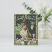 Absinthe Fairy Postcard Postkarte (Stehend Vorderseite)