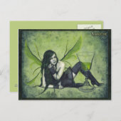 Absinthe Fairy Postcard Postkarte (Vorne/Hinten)