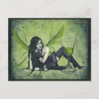 Absinthe Fairy Postcard