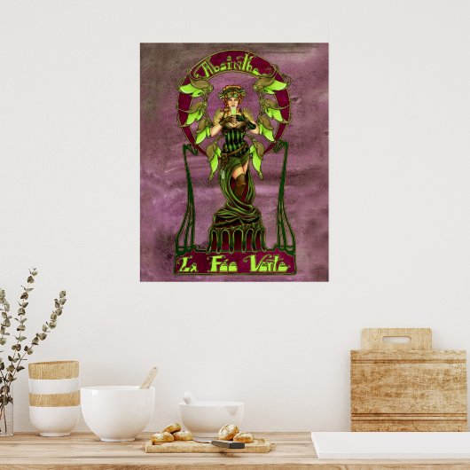 Absinthe Fairy Poster (Küche)