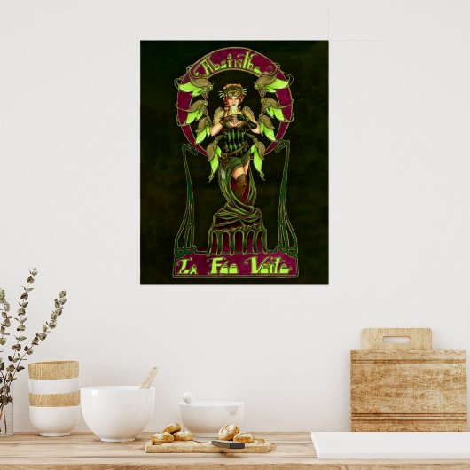 Absinthe Fairy Poster (Küche)