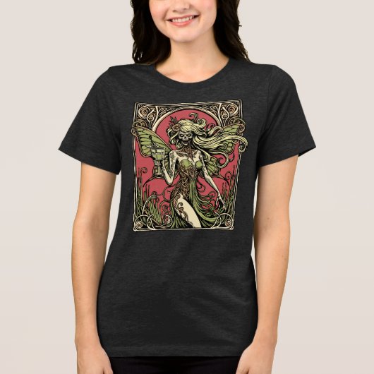 Absinthe Fairy Tri-Blend Shirt (Vorderseite)