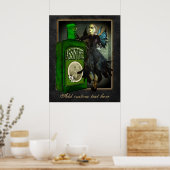 Absinthe Fee Custom Poster (Küche)