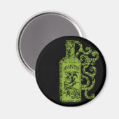 Absinthe Flasche Wirbel Magnet (Vorderseite/Rückseite)