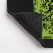 Absinthe Flasche Wirbel Mousepad (Ecke)
