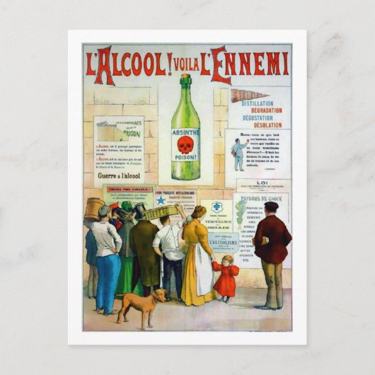 Absinthe Giison Postkarte (Vorderseite)