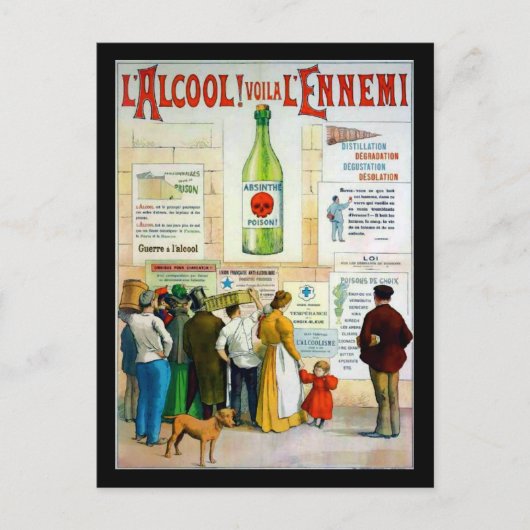 Absinthe Giison Postkarte (Vorderseite)