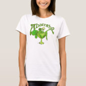 Absinthe Girl in Glass T-Shirt (Vorderseite)